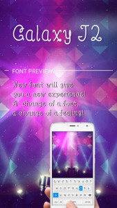 اسکرین شات برنامه Galaxy J2 Font for FlipFont , Cool Fonts Text Free 1