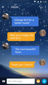 اسکرین شات برنامه Galaxy S8 Font for Samsung FlipFont, Cool Fonts 3