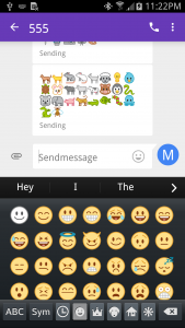 اسکرین شات برنامه Emoji Fonts Message Maker 3