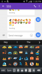اسکرین شات برنامه Emoji Fonts Message Maker 2