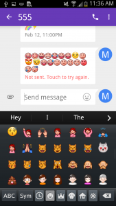 اسکرین شات برنامه Emoji Fonts Message Maker 3