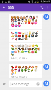 اسکرین شات برنامه Emoji Fonts Message Maker 1