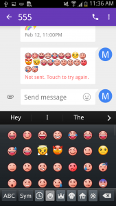 اسکرین شات برنامه Emoji Fonts Message Maker 2