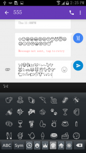 اسکرین شات برنامه Emoji Fonts Message Maker 3