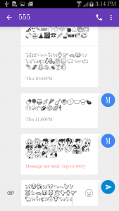 اسکرین شات برنامه Emoji Fonts Message Maker 5