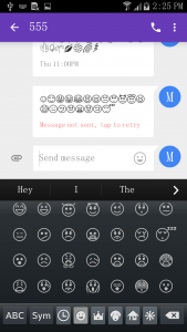 اسکرین شات برنامه Emoji Fonts Message Maker 2