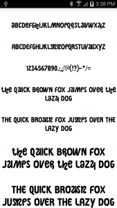 اسکرین شات برنامه Fonts Message Maker 7