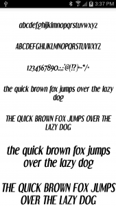 اسکرین شات برنامه Fonts Message Maker 6