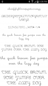 اسکرین شات برنامه Fonts Message Maker 5