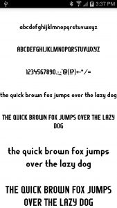 اسکرین شات برنامه Fonts Message Maker 3