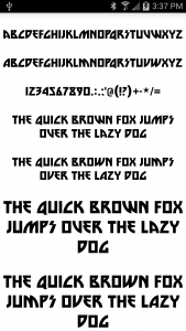 اسکرین شات برنامه Fonts Message Maker 4