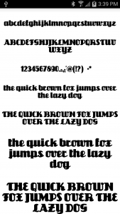 اسکرین شات برنامه Fonts Message Maker 1