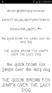 اسکرین شات برنامه Fonts Message Maker 4