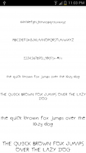 اسکرین شات برنامه Fonts Message Maker 5
