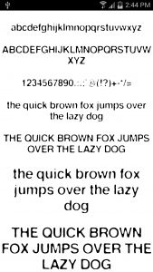 اسکرین شات برنامه Fonts Message Maker 1