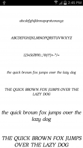 اسکرین شات برنامه Fonts Message Maker 7
