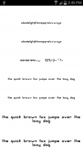 اسکرین شات برنامه Fonts Message Maker 8