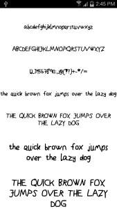اسکرین شات برنامه Fonts Message Maker 6
