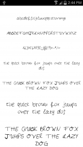 اسکرین شات برنامه Fonts Message Maker 5