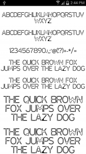 اسکرین شات برنامه Fonts Message Maker 3