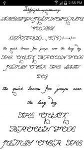 اسکرین شات برنامه Fonts Message Maker 8