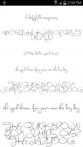 اسکرین شات برنامه Fonts Message Maker 2