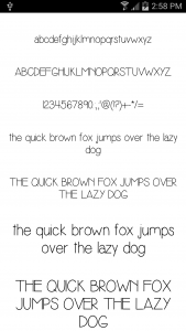 اسکرین شات برنامه Fonts Message Maker 4