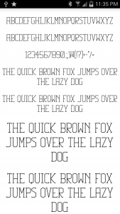 اسکرین شات برنامه Fonts Message Maker 4