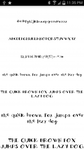 اسکرین شات برنامه Fonts Message Maker 6