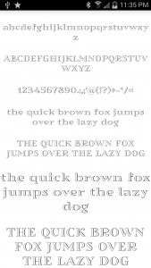 اسکرین شات برنامه Fonts Message Maker 7