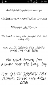 اسکرین شات برنامه Fonts Message Maker 2