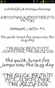 اسکرین شات برنامه Neat Fonts Message Maker 6