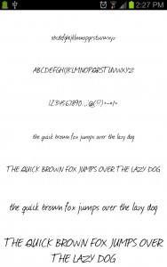اسکرین شات برنامه Neat Fonts Message Maker 2