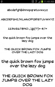اسکرین شات برنامه Written Fonts Message Maker 5