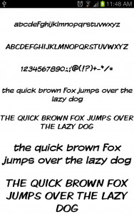 اسکرین شات برنامه Written Fonts Message Maker 4