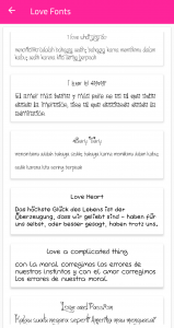 اسکرین شات برنامه Love Fonts for FlipFont with Font Resize 2