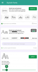 اسکرین شات 3 برنامه Stylish Fonts for FlipFont