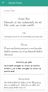 اسکرین شات 6 برنامه Stylish Fonts for FlipFont