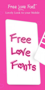 اسکرین شات برنامه Free Love Fonts 1