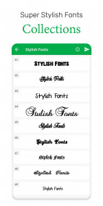 اسکرین شات برنامه Stylish Fonts Keyboard 4