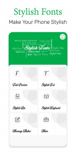 اسکرین شات برنامه Stylish Fonts Keyboard 1