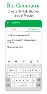 اسکرین شات برنامه Stylish Fonts Keyboard 7