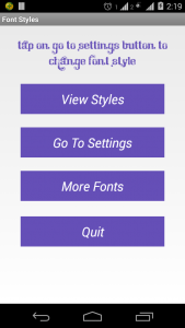 اسکرین شات برنامه Font Styles 2