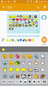 اسکرین شات برنامه Emoji Font Message Maker 2