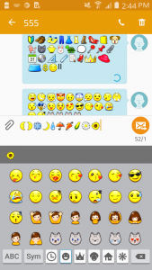 اسکرین شات برنامه Emoji Font for Android 1