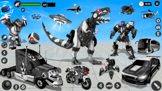 اسکرین شات 6 بازی Dino Car Robot Transform Games
