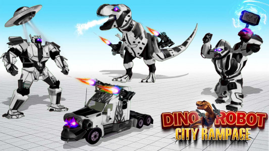 اسکرین شات 7 بازی Dino Car Robot Transform Games