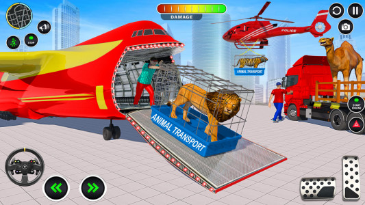اسکرین شات برنامه Animals Transport Truck Games 6