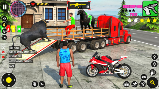 اسکرین شات برنامه Animals Transport Truck Games 2