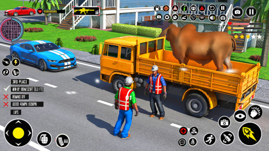 اسکرین شات برنامه Animals Transport Truck Games 5